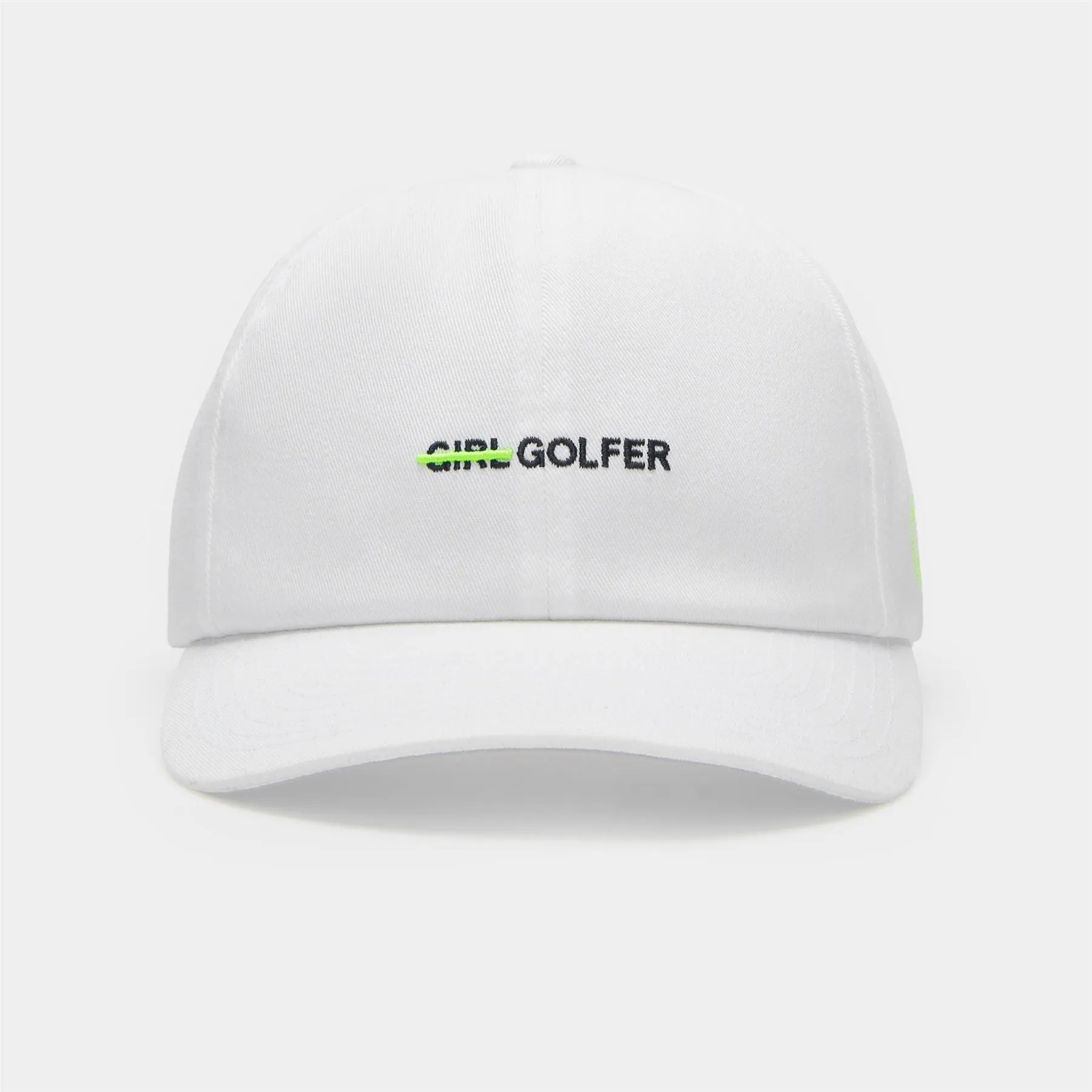 Womens Golfer Cotton Snapback Cap Snow - AW24