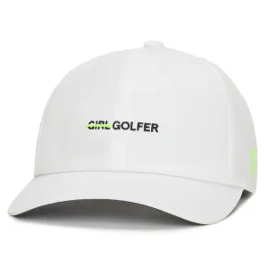 Womens Golfer Cotton Snapback Cap Snow - AW24
