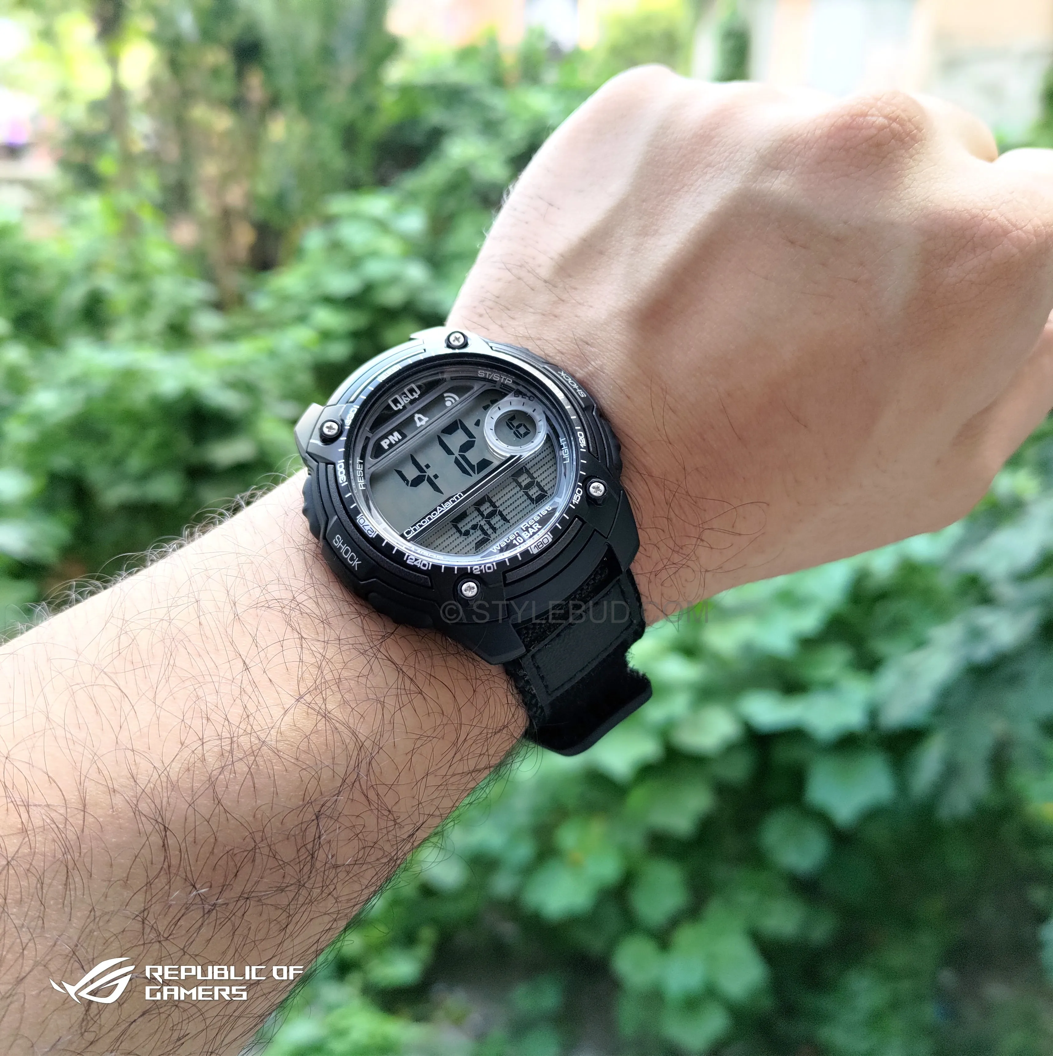 WW0756 Q&Q Sports Digital Nylon Belt Watch M075J003Y