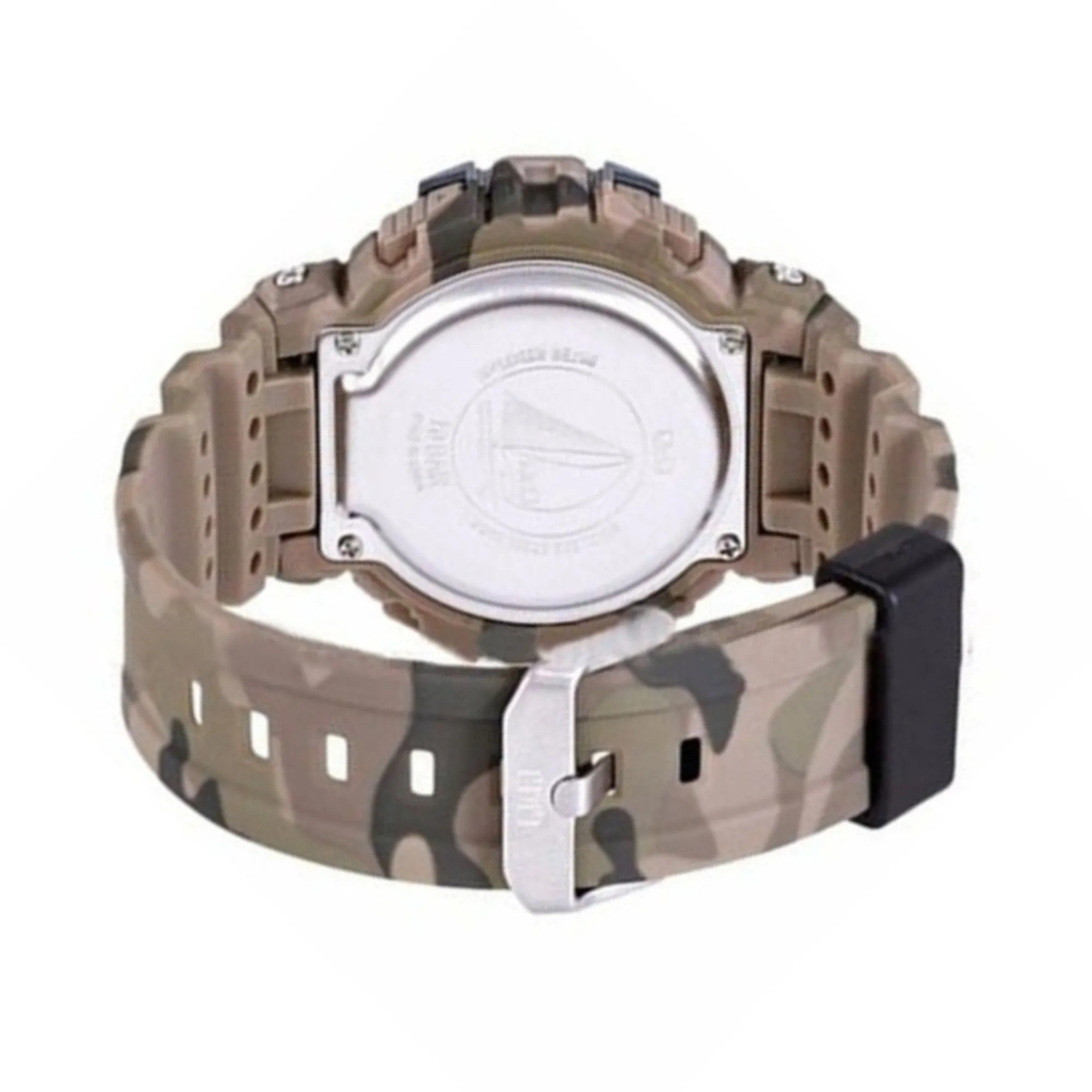 WW0761 Q&Q Digital Sports Camouflage Fiber Belt Watch M143J003Y
