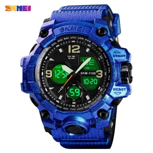 WW1788 SKMEI Sports Dual Time PU Belt Watch 1155B