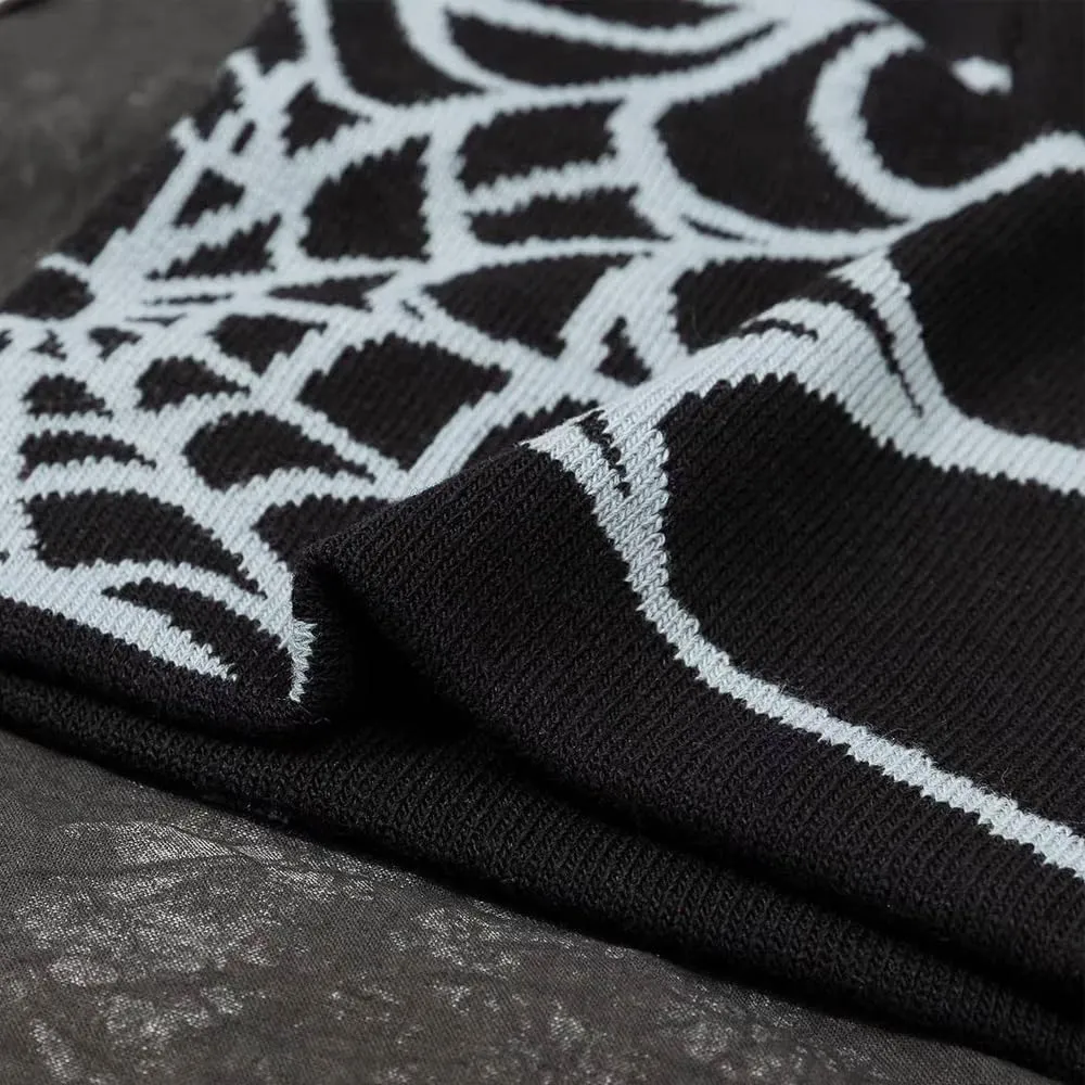 Y2k Spider Beanie Hat Wool Acrylic Knit Skull Cap Winter Warm Streetwear MEA Design Hats for Women Man Teenagers