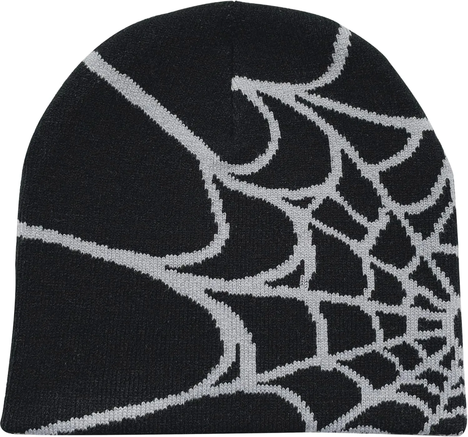 Y2k Spider Beanie Hat Wool Acrylic Knit Skull Cap Winter Warm Streetwear MEA Design Hats for Women Man Teenagers