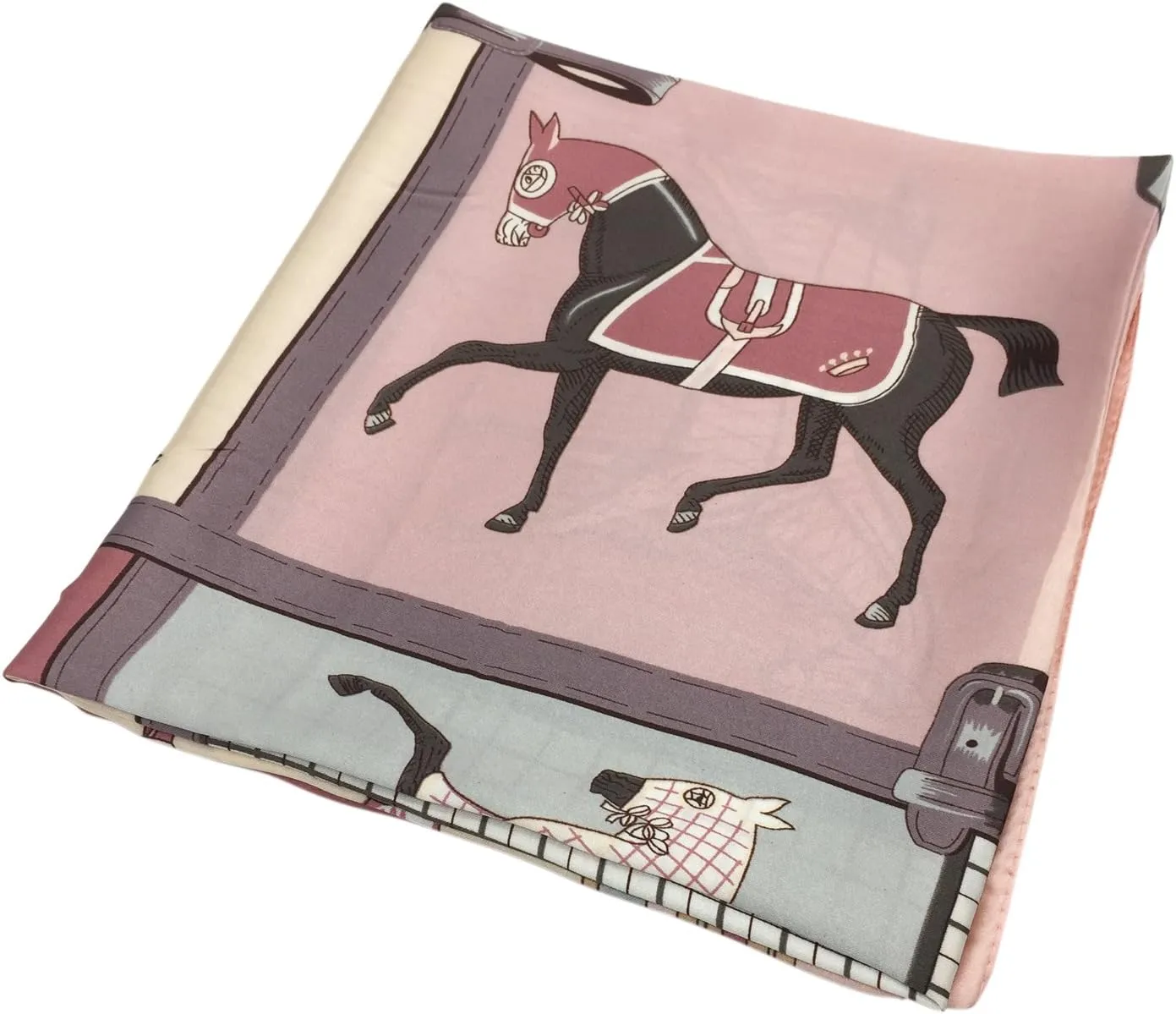 YOUR SMILE Silk Like Scarf Women's Fashion Pattern Large Square Satin Headscarf Headdress
